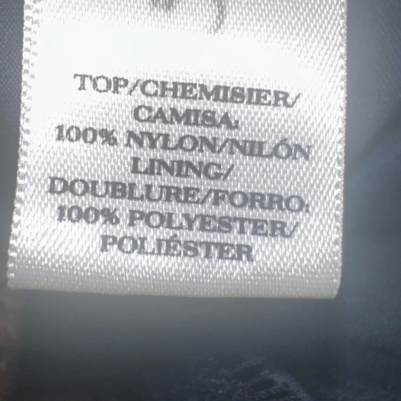 Ann Taylor Navy Blue Lace Tiered Scallop Sleeveless Top Size Large - Picture 6 of 6